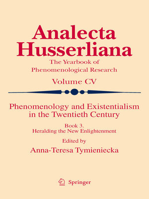 cover image of Phenomenology and Existentialism in the Twenthieth Century